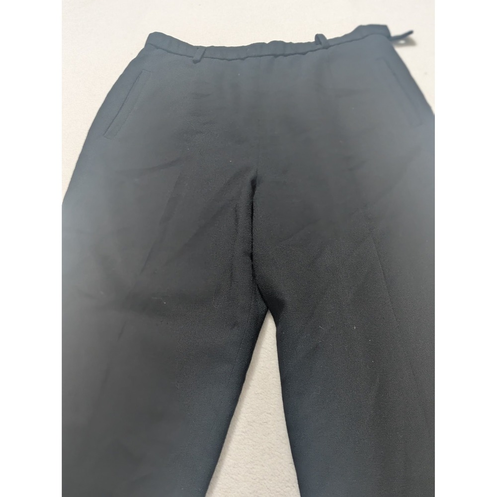 Pendleton 100% Virgin Wool Dress Pants Womens Petite 12 Black USA Made Trousers - Picture 6 of 13